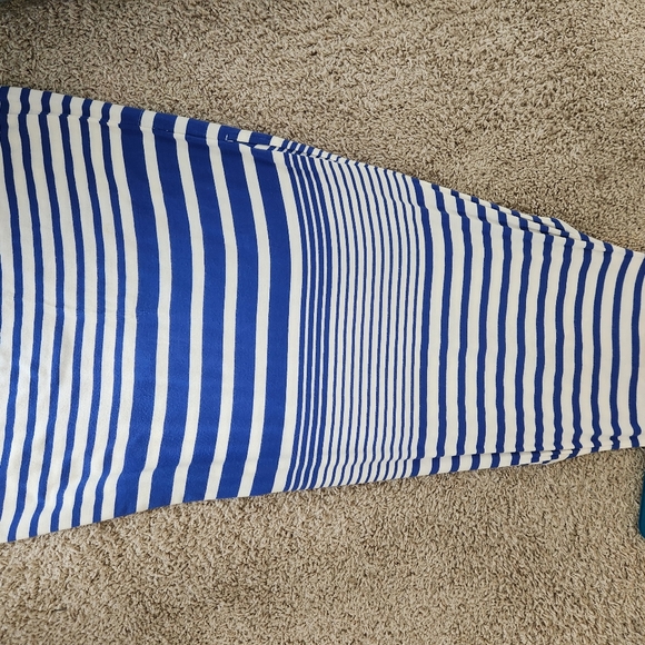 Tommy Bahama XS Blue and White stripe dress/cover up - Picture 2 of 3